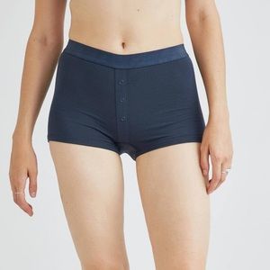 Richer Poorer Femme Boxer- Navy